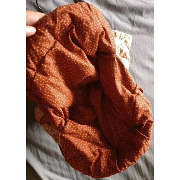 Retro Style Boho Bag Purse Cloth‎ with O-Ring Handles Bohemian Hippie - Picture 7 of 7